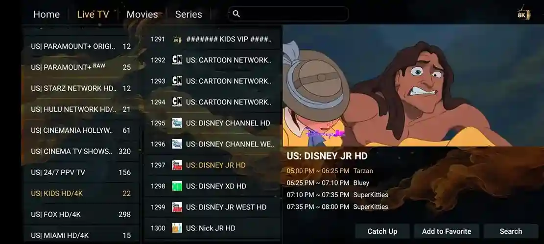 Preview 2 - Dgtl Planet Premium IPTV Subscription